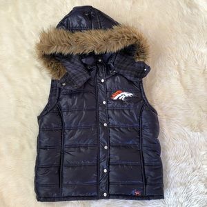 Victoria’s Secret PINK NFL Broncos Puffy Vest